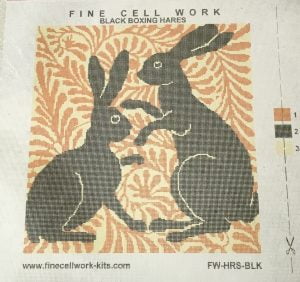 Boxing Hares - Black - Image 2