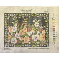 Printed needlepoint canvas