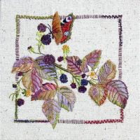 Blackberries Embroidery