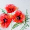 Oriental Poppies Embroidery