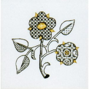 Jacobean Tile no. 6