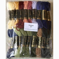 Printed needlepoint kit