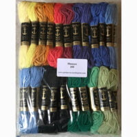 Printed needlepoint kit