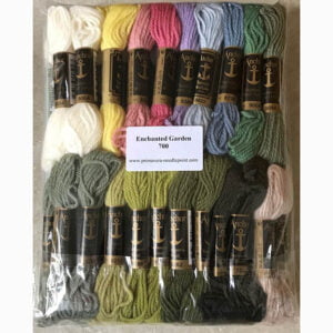 Printed needlepoint kit