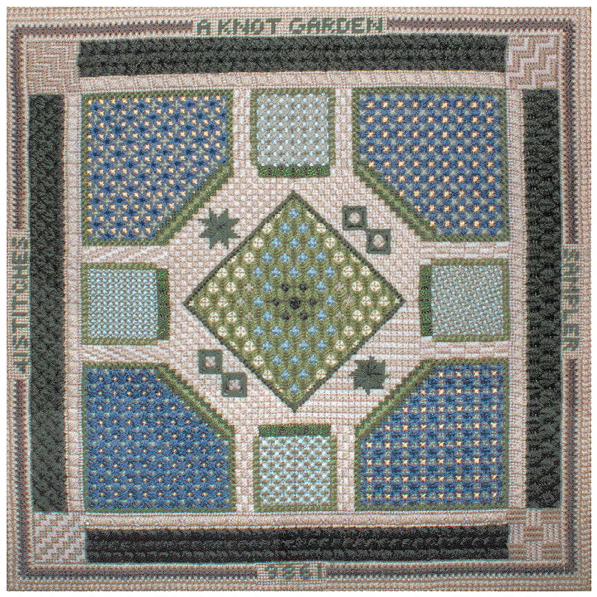 Knot Garden Blue – Sew Exciting