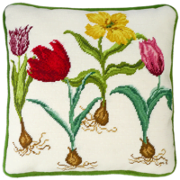 Tulip printed needlepoint kit