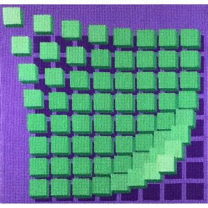 Charted needlepoint kit