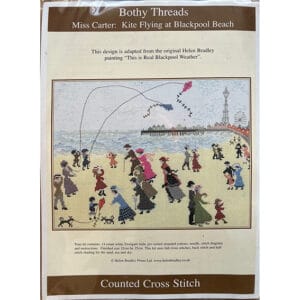 Miss Carter Kite Flying at Blackpool Beach - Image 2