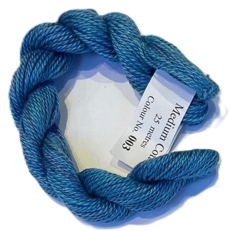 Oliver Twists hand dyed medium cotton, 003 - Sky