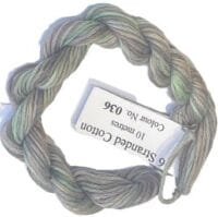 Oliver Twists hand dyed stranded cotton, 036 - Mother of Pearl