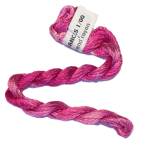 Stef Francis 4 stranded rayon, 107 - Bright Pink