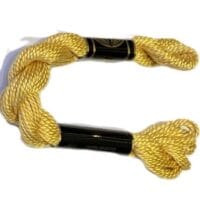 DMC Perle 3, 0676 - Yellowy Gold (pale)