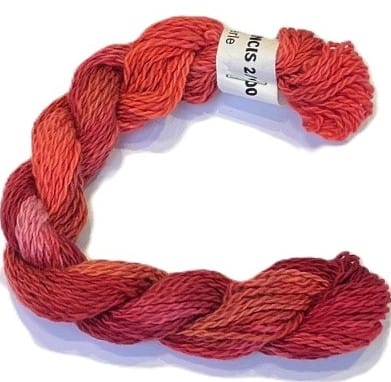 Stef Francis Perle, 108 - Orangey Red