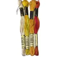 Anchor Stranded Cotton - 4 variegated skeins (1302, 1304, 1305, 1315)