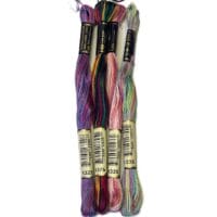 Anchor Stranded Cotton - 4 variegated skeins (1320, 1325, 1335, 1375)