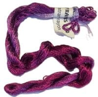 Stef Francis 4 stranded rayon, 106 - Purple to Fuschia