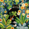 Black Cat needlepoint kit